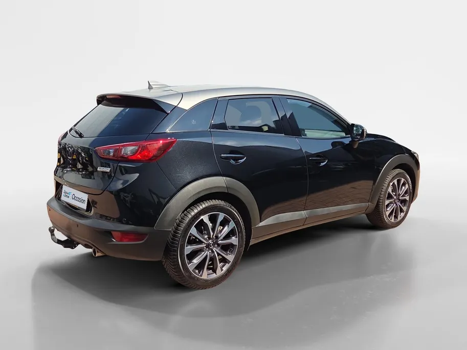Mazda CX-3 2.0 SkyActiv-G 121 Sportive | Trekhaak | Achteruitrijcamera + Dashcam voor en achter | Navigatie | stoelverwarming | Cruise Control | Carplay | LM Velgen | 12 Maanden BOVAG Garantie |
