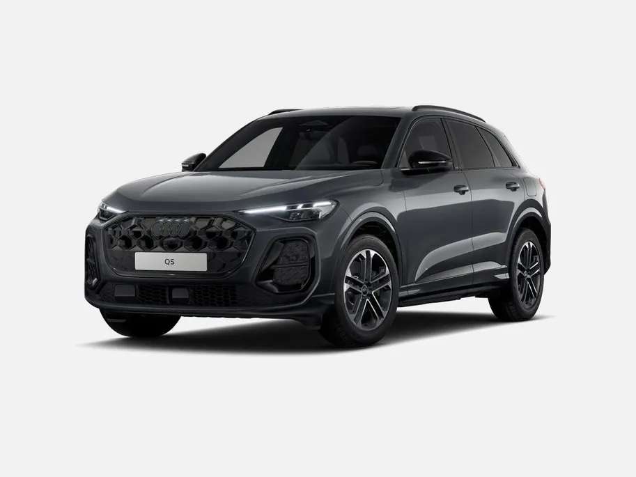 Audi Q5 2.0 TFSI e-hybrid quattro S edition 299 PK · Glazen panoramadak · Tech plus · Trekhaak elek. wegklapbaar