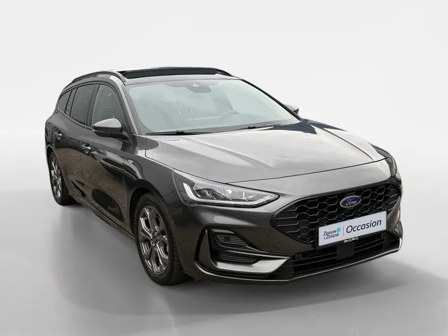 Ford Focus Wagon 1.0 EcoBoost Hybrid ST Line X | Panoramadak | Trekhaak afneembaar | Winterpakket | Adapt. Cruise Control | B&O | 12 maanden garantie
