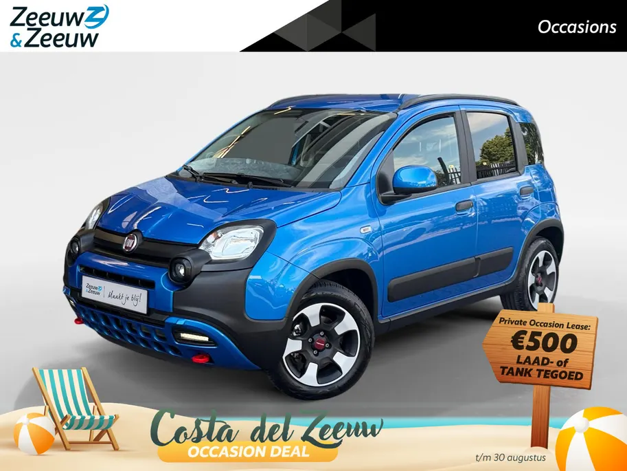 Fiat Panda 1.0 Hybrid Cross GRATIS WINTERBANDEN | AIRCO | PARKEERSENSOREN ACHTER | TREKHAAK | 12 MAANDEN GARANTIE! |