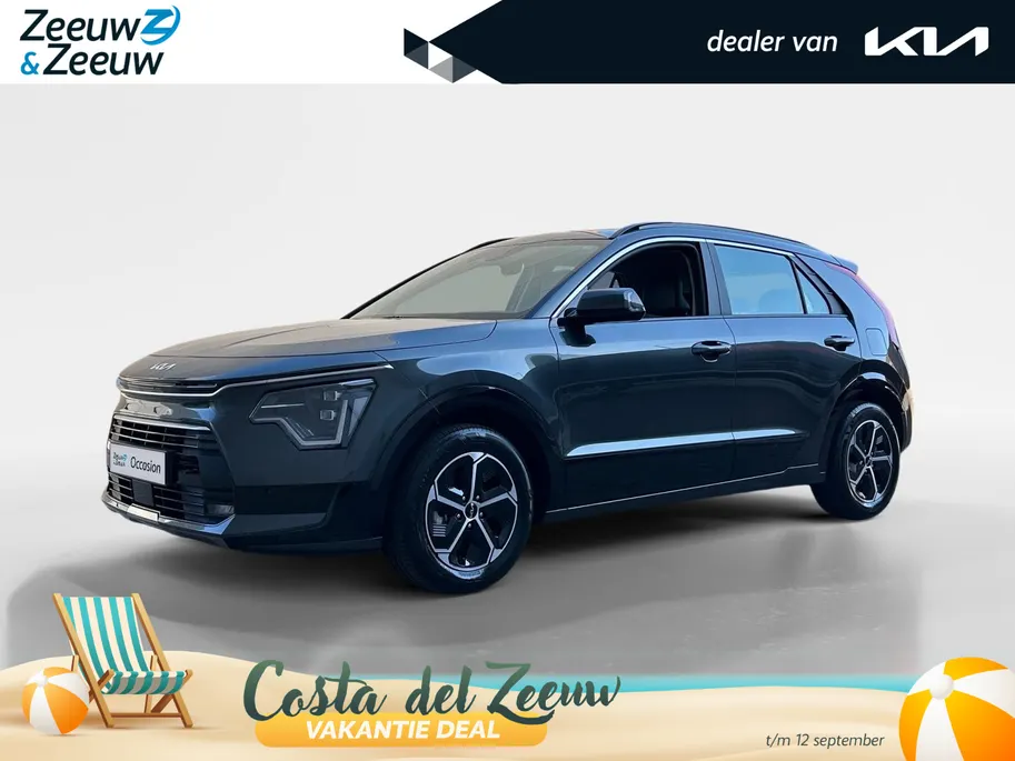 Kia Niro 1.6 GDi Hybrid DynamicLine Edition | Elektrisch Verstelbare Bestuurdersstoel | Dodehoekdetectie | Apple Carplay / Android Auto | Navigatiesysteem | Licht + Regensensor | Parkeersensoren Voor + Achter | Camera Achter | Cruise Control Adaptief | Rijstrookse