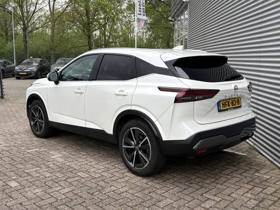 Nissan QASHQAI 1.3 MHEV Tekna Plus | Leer | Voorstoelen verwarmd | 360 Camera | Navigatie | 20'' LM | Stoel Massage | Luxe Lederen Bekleding | Dode Hoek Detectie | Apple Carplay/Android Auto