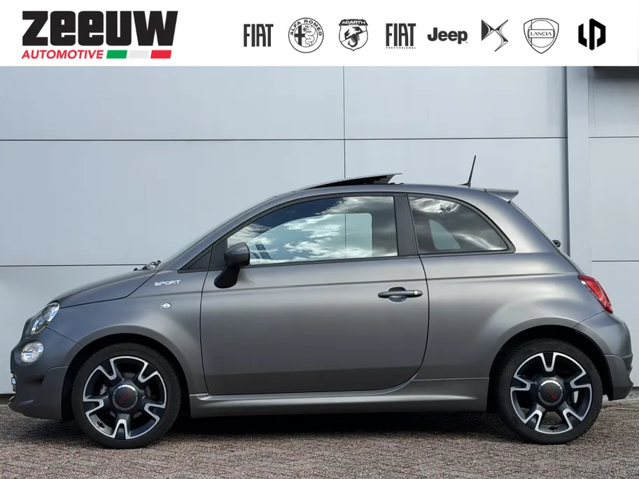 Fiat 500 1.0 Hybrid 70 PK Sport | Schuifdak | Beats | Navi | Carplay | 16' VERKOCHT