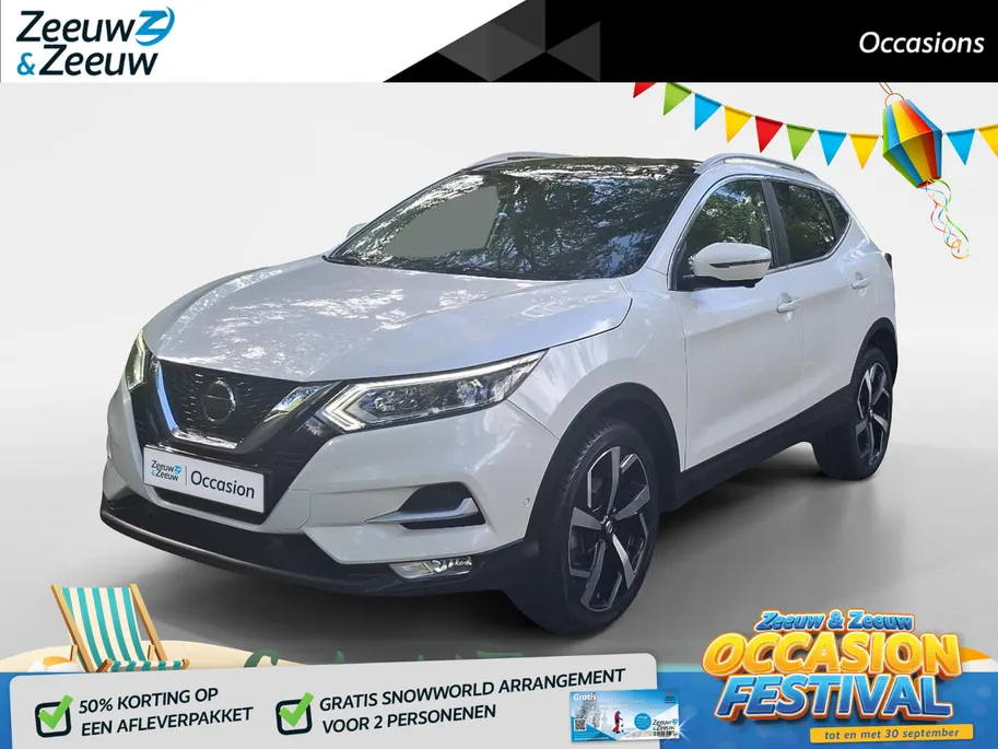 Nissan QASHQAI 1.3 DIG-T Tekna | TREKHAAK | STOELVERWARMING | PANO DAK | CLIMATE | ALL SEASON BANDEN |