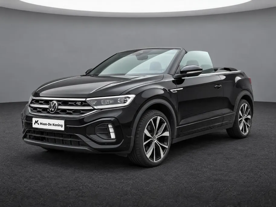 Volkswagen T-Roc Cabrio 1.5 TSI 150pk DSG R-Line · Camera · Apple/Android Car Play · Navigatie · Stoel-& Stuurverwarming · Dodehoek Detectie · 19'' Inch ·