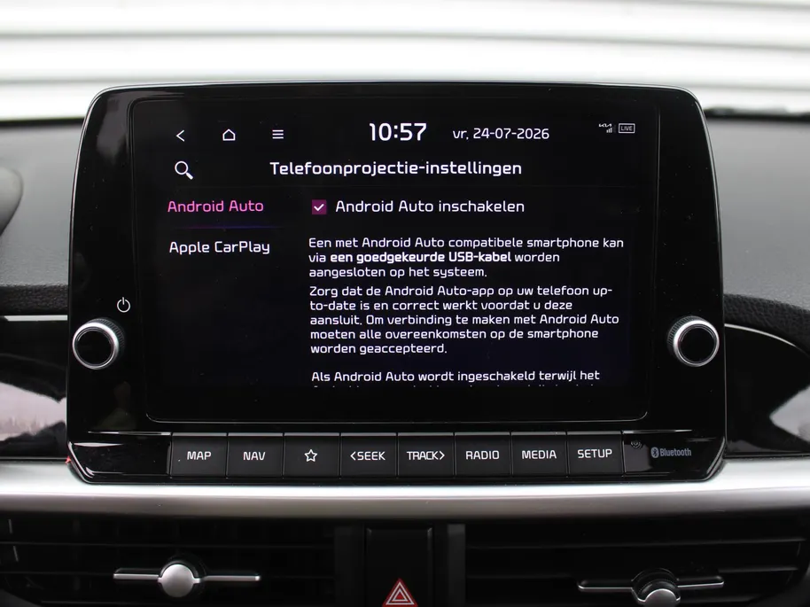 Kia Picanto 1.0 DPI GT-Line | Stuur-/stoelverwarming | Schuifdak | Camera | Dodehoek detectie | Telefoonlader | Clima | Navi | 16' LM | LED | Cruise |