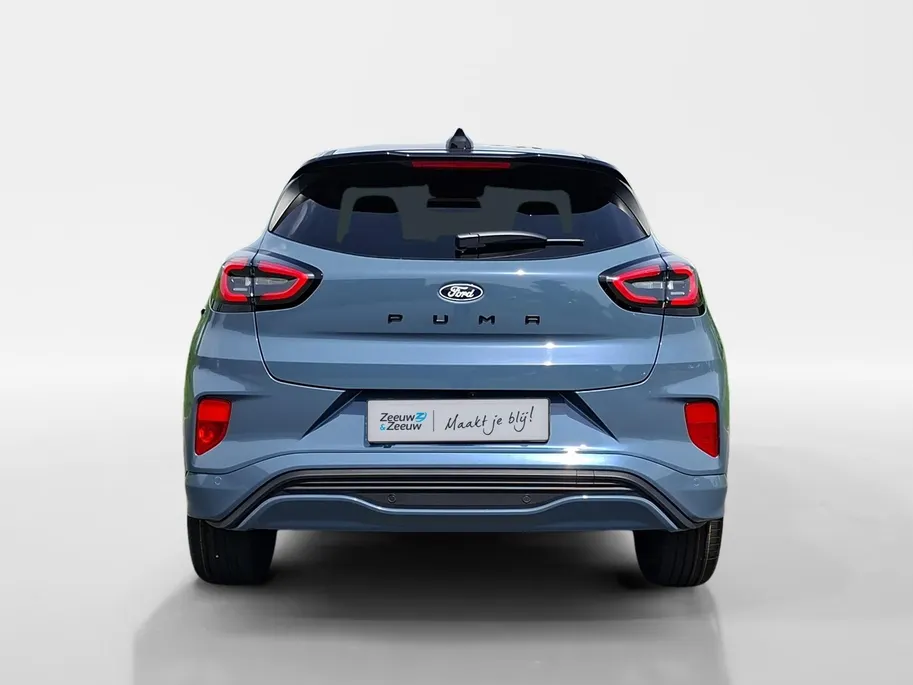 Ford Puma 1.0 EcoBoost Hybrid BlueCruise Edition 155Pk | 5.000,- Ready Set Ford Bonus | Gratis automaat t.w.v. 1.500,-! | Winterpack | 18' Lichtmetaal | 360Camera | Adaptive Cruisecontrol | BLIS | El. Achterklep | Unieke bekleding | Nieuw op voorraad!