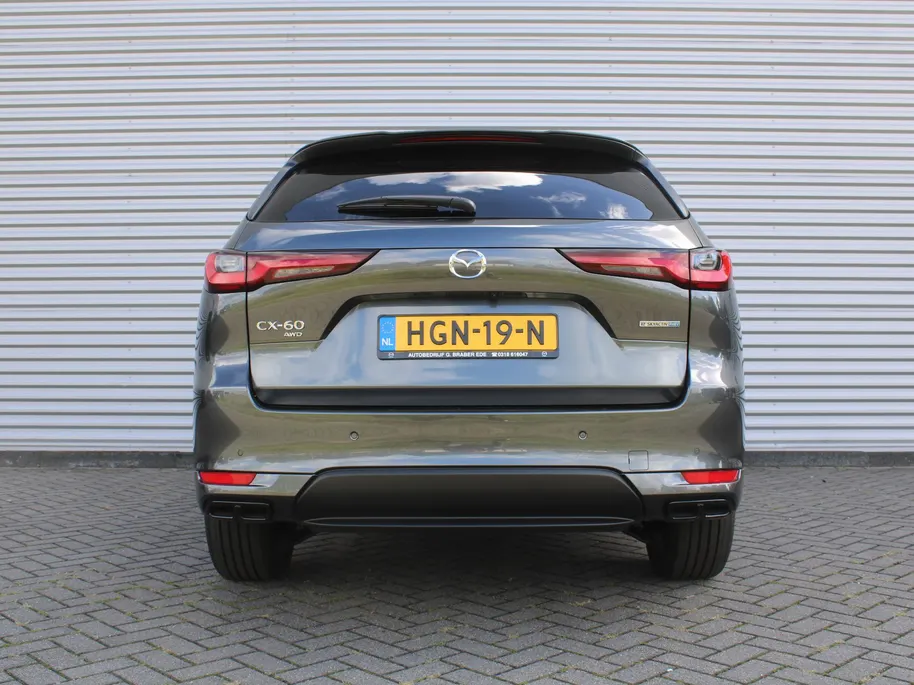 Mazda CX-60 2.5 e-SkyActiv PHEV Homura Plus | Stuur-/stoelverwarming+ventilatie | Schuifdak | Leer | HUD | Elek. stuur-/stoelverstelling | Camera rondom | 20' LM |