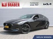 Mazda 3 2.0 e-SkyActiv-X M Hybrid 6MT 186PK Exclusive-line | Leder | Heads-Up Display | Keyless | Bose Audio | 360° Camera | Elek. stoelverstelling + geheugen | Navi |