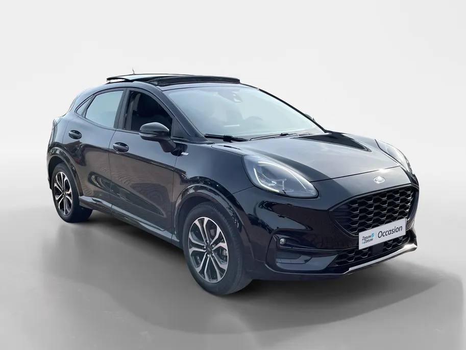 Ford Puma 1.0 EcoBoost Hybrid ST-Line *Automaat*Navigatie*Schuif/kanteldak*Cruise Control*LM.Velgen*Carplay*Zeer nette auto!