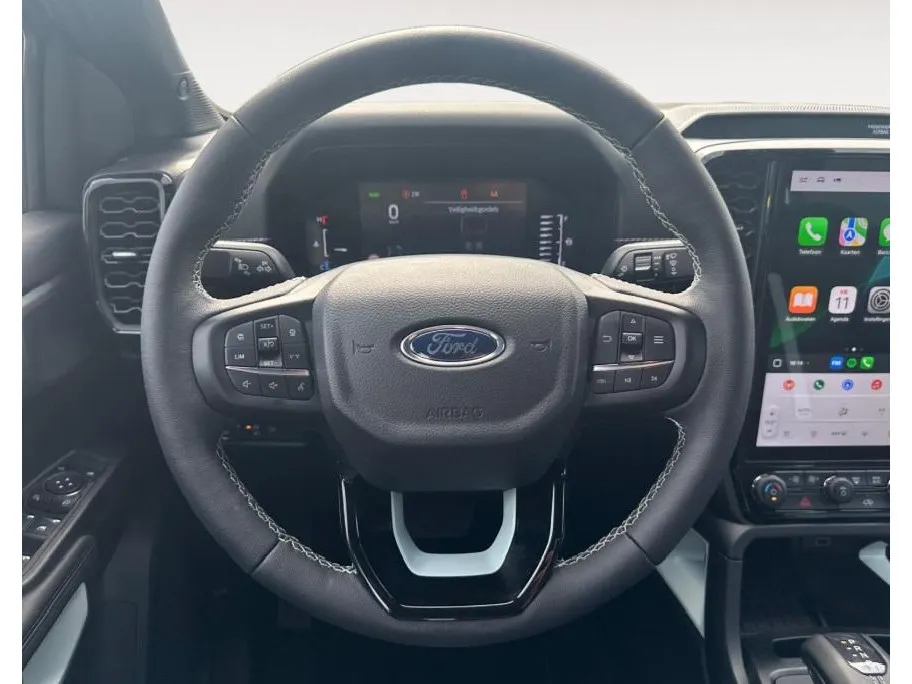 Ford Ranger Stormtrak 2.3 PHEV 279pk 10-traps automaat | 5 persoons | GRIJS kenteken | Nu rente actie 0,99% op financial lease | Trekhaak | Leder | Automatische airco (Virtuele voorraad! Betreft landelijke voorraadauto)