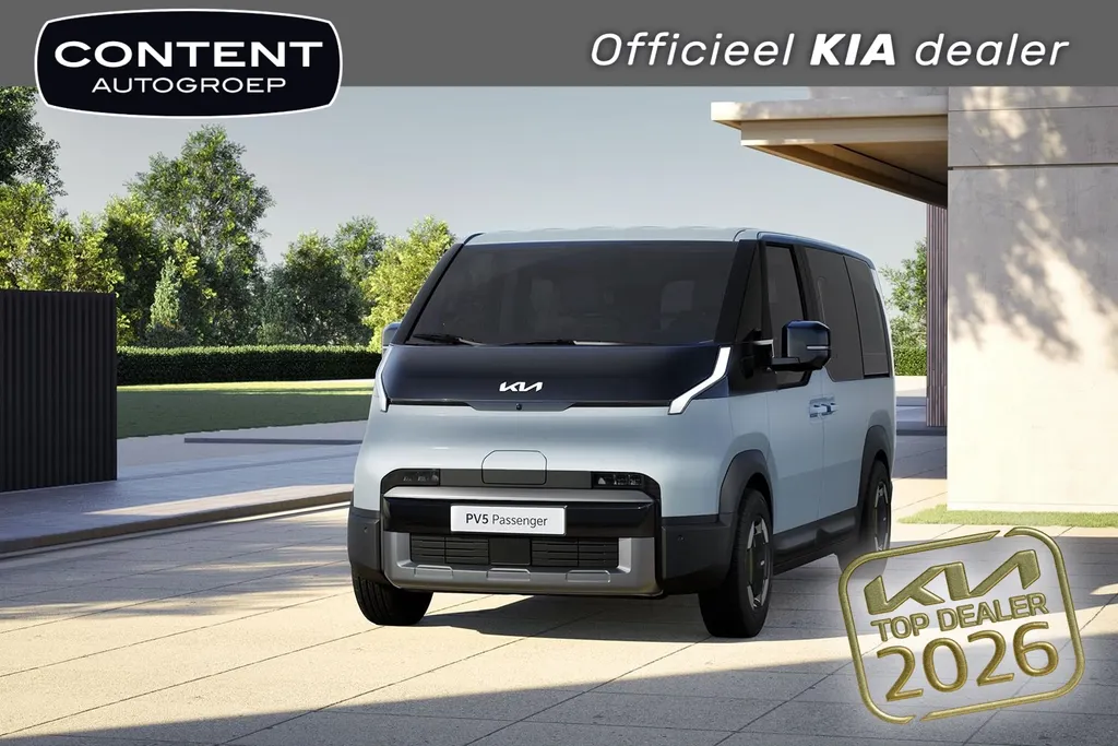 Kia PV5 Passenger 71,2 kWh Elite | 360° camera | Vehicle-to-Load | Batterijverwarming I Voorraadactie!