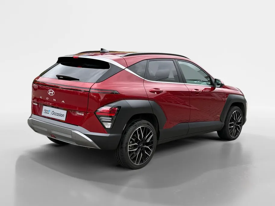 Hyundai Kona 1.6 GDI HEV Comfort Smart 19'' velgen Incl. resterend fabrieksgarantie! Zeer mooie uitvoering! ALS NIEUW!!