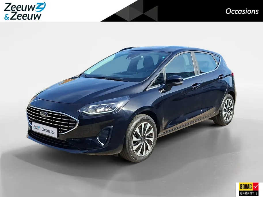 Ford Fiesta 1.0 EcoBoost Hybrid Titanium | Stoel- stuur en voorruitverwarming | Apple Carplay & Android auto | Cruise control