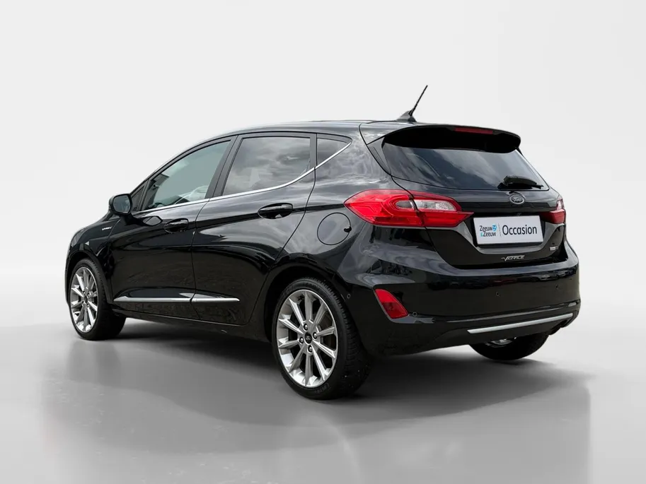 Ford Fiesta 1.0 EcoBoost Hybrid Vignale | Dealer onderhouden | NL auto | Adapt. cruise control | Pano dak | BLIS | Winter pack | Parkeersensoren voor en achter | Achteruitrijcamera | 17' lichtmetalen velgen | Bovag garantie |