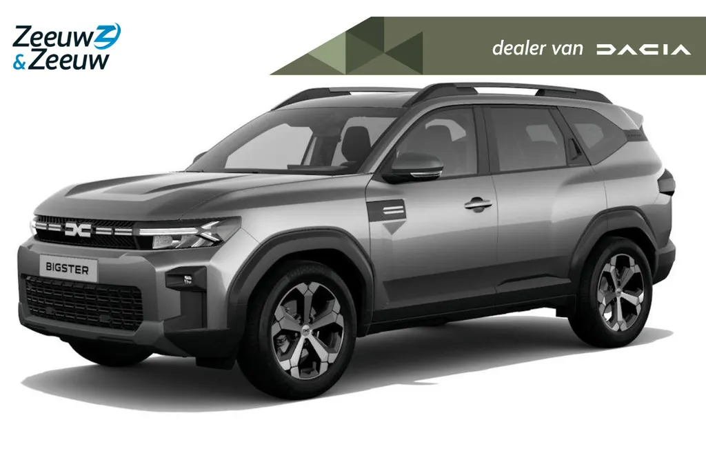 Dacia Bigster Hybrid 155 Journey Uit voorraad leverbaar in verschillende kleuren met € 2.000,- voorraadkorting | inclusief gratis 5 jaar garantie tot 100.000km t.w.v. € 456,-.