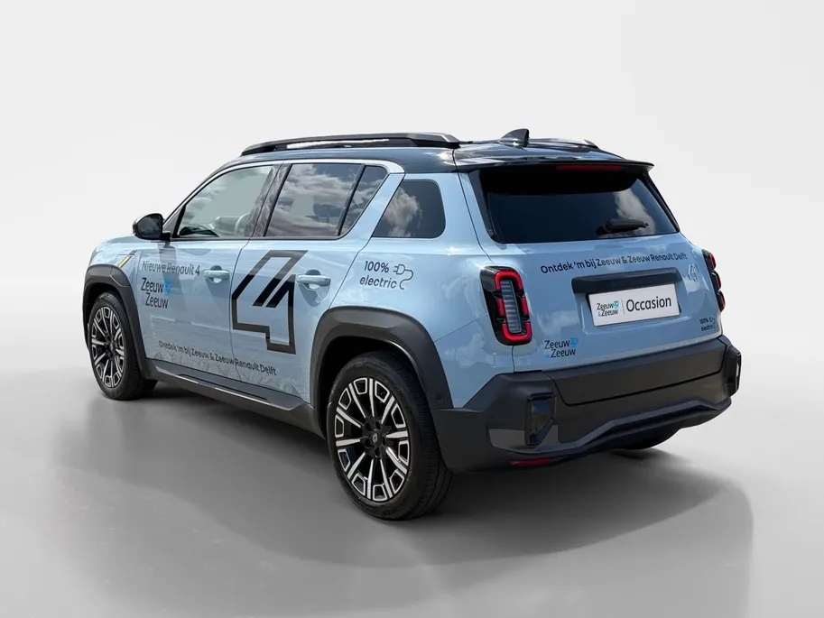 Renault 4 Comfort Range Iconic 52 kWh Automaat | DEMO | Zwarte Motorkap | Camera | Elektrische Achterklep | Apple CarPlay/Android Auto | Climate Control | Adaptive Cruise Control | Digital Cockpit | Armsteun | Lichtmetalen Velgen |
