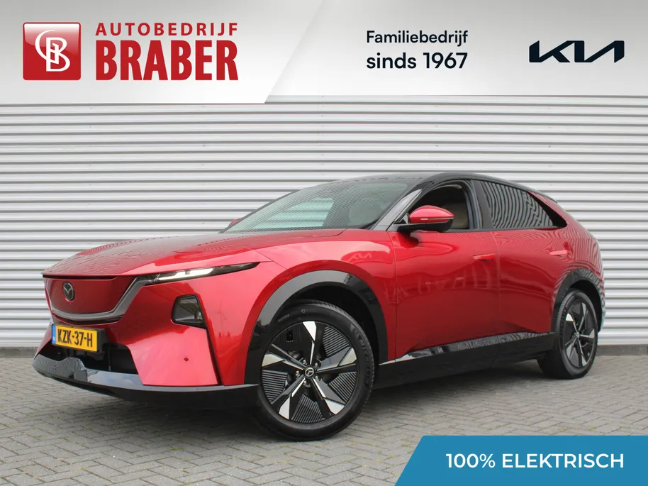 Mazda CX-6e Takumi Business Edition 78 kWh | Stuur-/stoelverwarming + ventilatie | Leer | Pano | 360 Camera | Dodehoek detectie | Elek. stoelverstelling + achterklep | Gespecialiseerd in Mazda | Voorheen Mazda dealer |