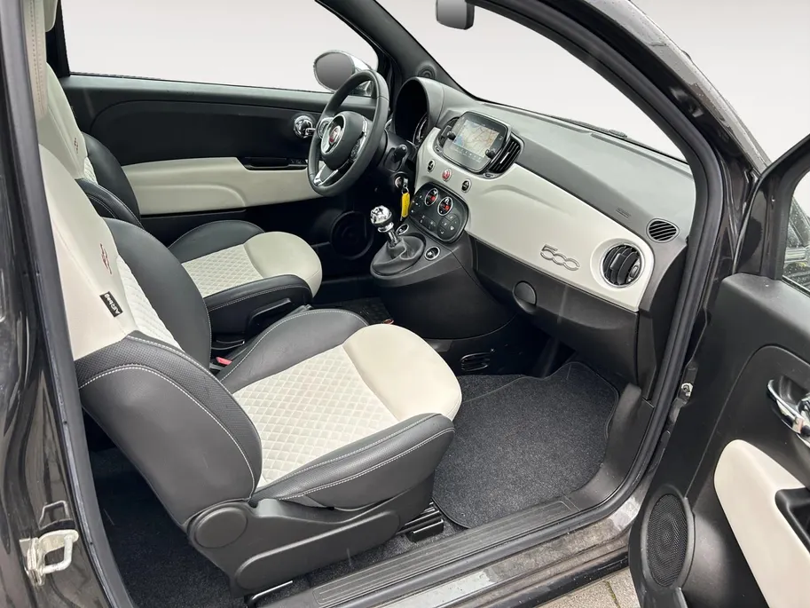 Fiat 500 1.2 Star Panoramadak, Navigatie, Airco etc! Super gave uitvoering! NU RIJKLAAPRIJS incl. 12 Maandag GARANTIE! Premiumpakket GRATIS!!