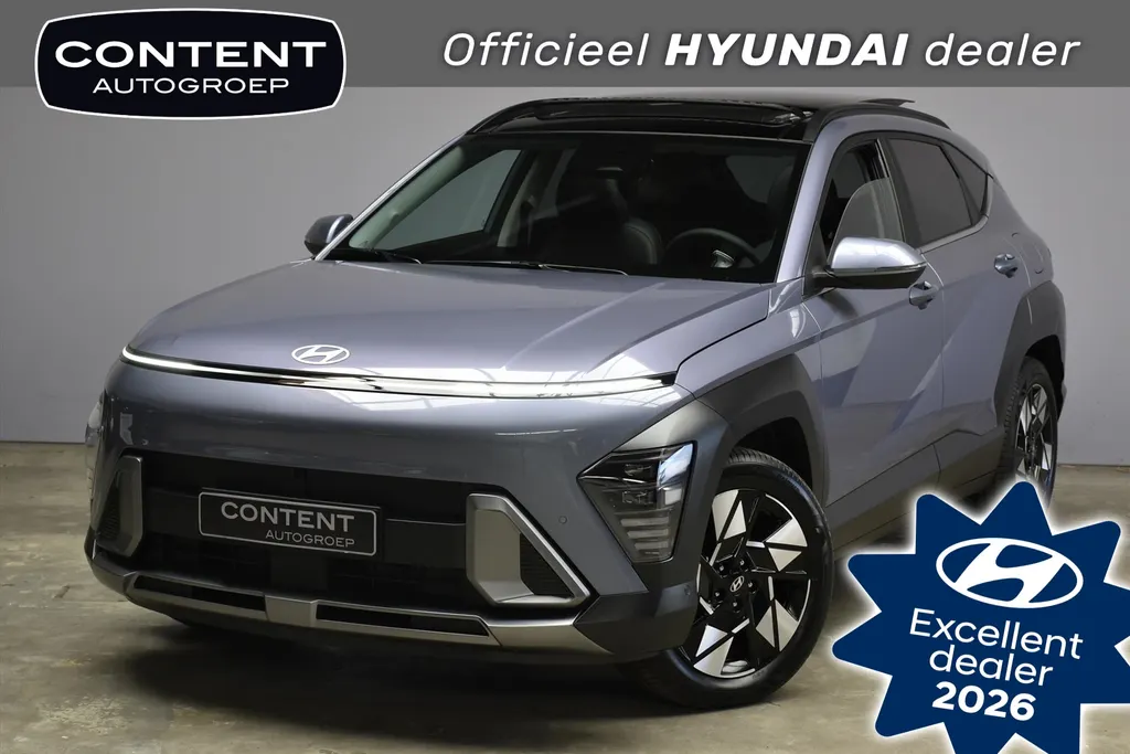 Hyundai Kona 1.6 GDI HEV 138pk DCT Premium Sky || Voorraad Deal!