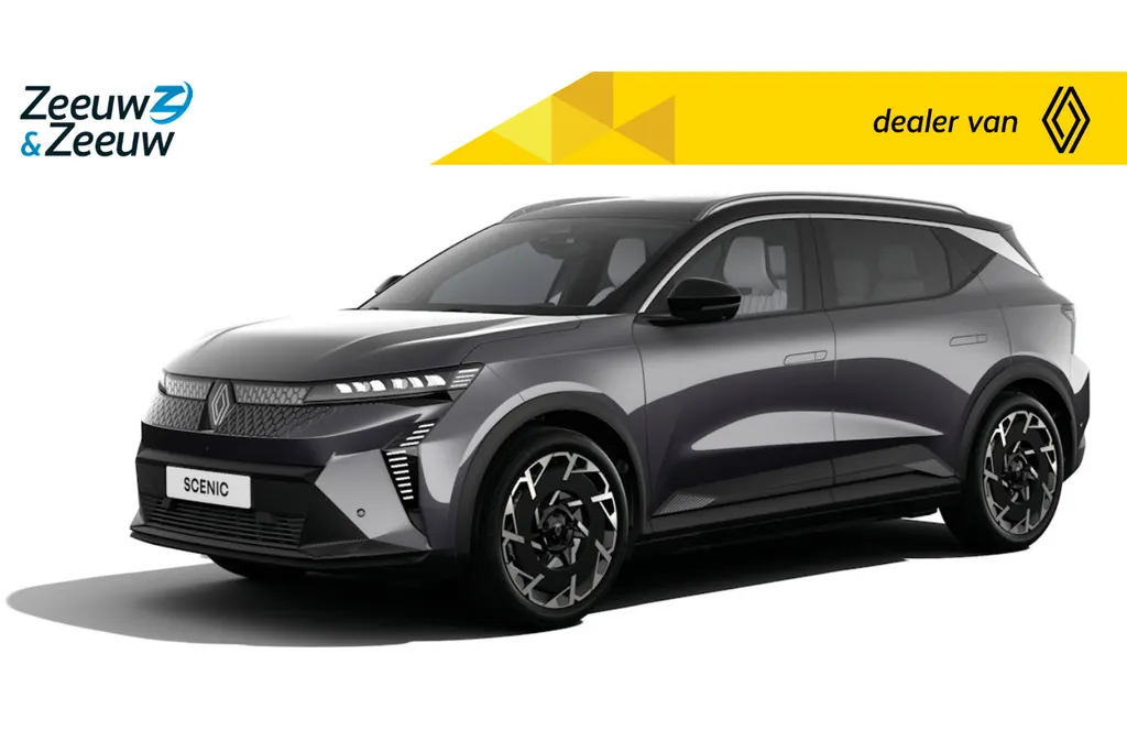 Renault Scénic E-Tech EV89 Long Range Iconic Nu te bestellen | de vernieuwde Scenic met 642KM actieradius | Bestel uw nieuwe Scenic met € 1.000,- Zeeuw en Zeeuw actiekorting! |