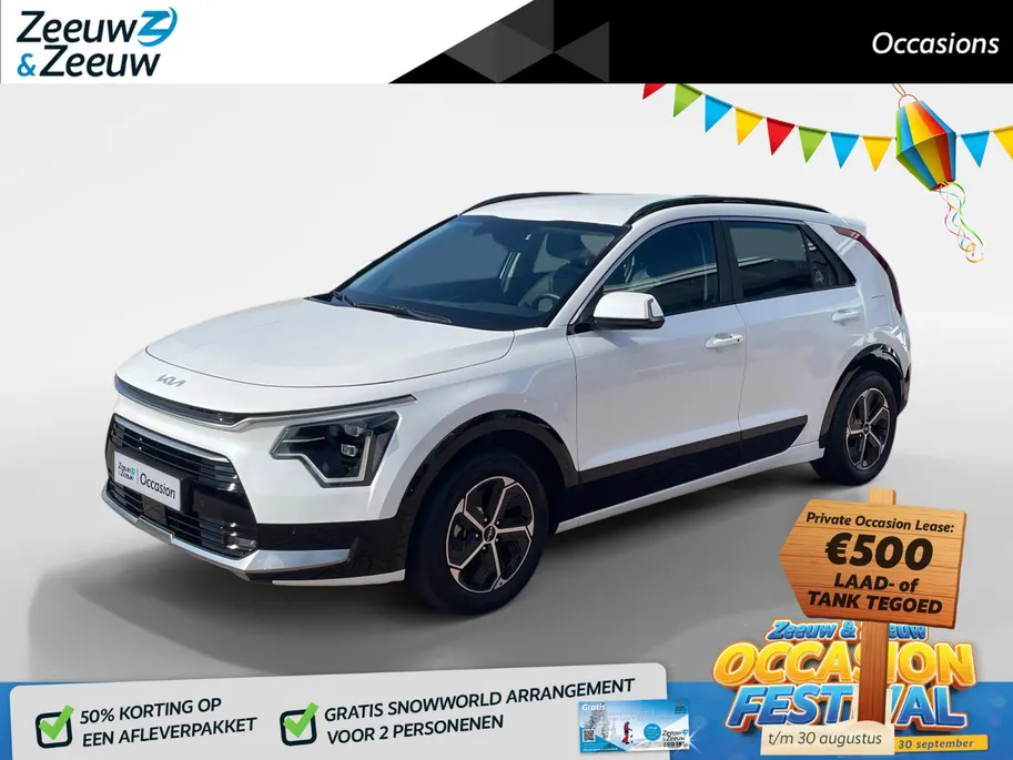 Kia Niro 1.6 GDi Hybrid ComfortLine *Automaat*Navi+Camera*Climate Control*Adapt. Cruise Control*LM.Velgen*Nette auto!