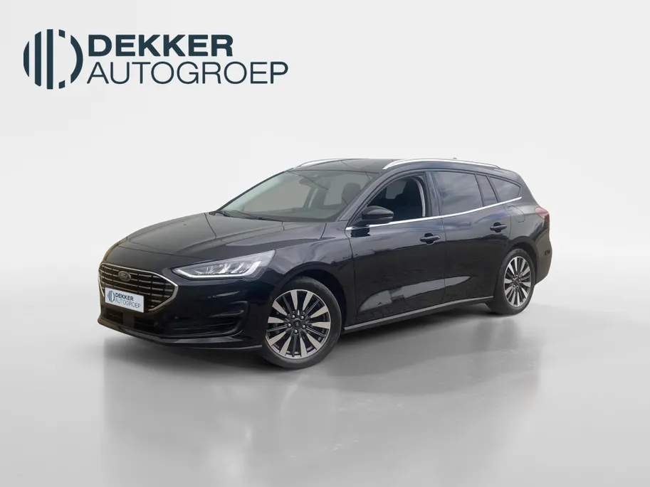 Ford Focus 1.0 EcoBoost Hybrid 155pk Automaat TitaniumX Wagon Groot Navigatie - Winter pakket - AGR bestuurdersstoel