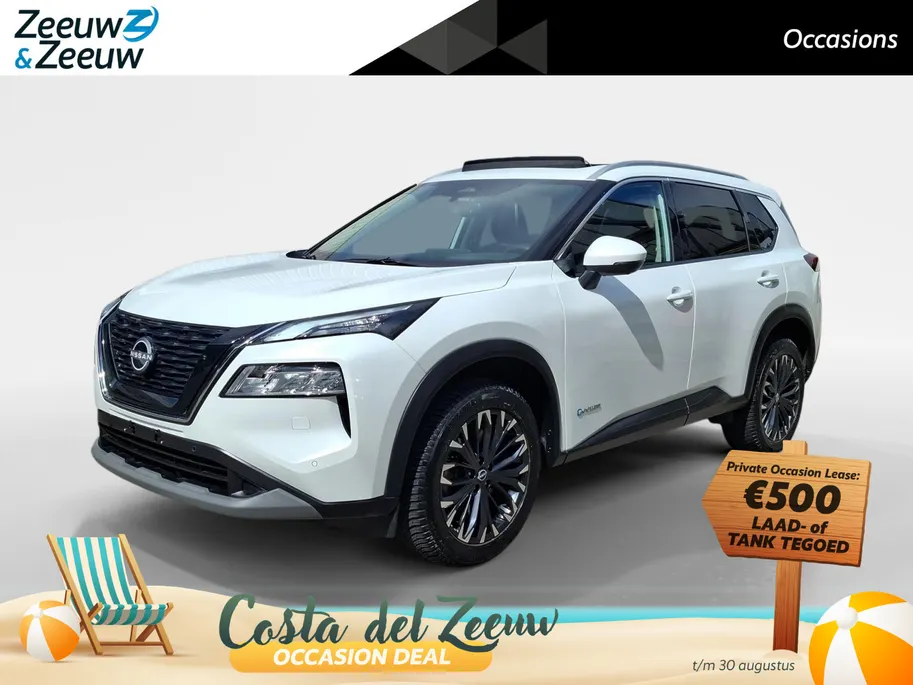 Nissan X-Trail E-Power Tekna | Schuifkanteldak | Carplay | Bomvol optie's | Elektrsiche achterklep | Wk- Actie |