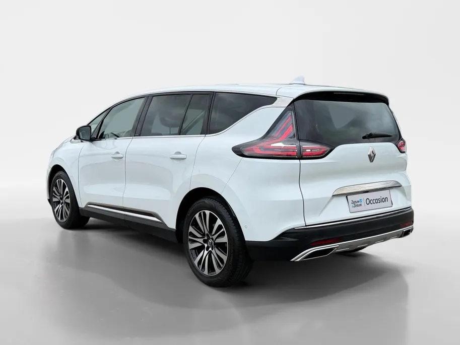 Renault Espace 225PK TCe Initiale Paris 7p. Automaat | 7 Zitplaatsen | Stoelverwarming | Schuif/Kantel Dak | Stoelverkoeling | Semi Elektrische Wegklapbare Trekhaak | Climate Control | Apple CarPlay/Android Auto | Head Up Display | Wit Leder | Camera | Parkeersensoren |