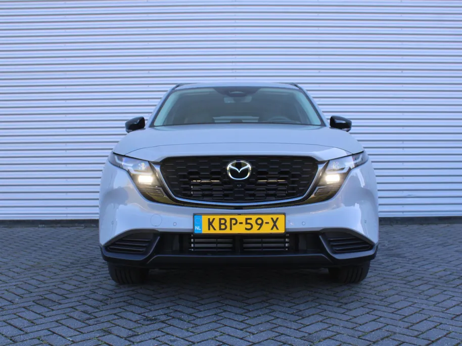 Mazda CX-5 2.5 E-SKYACTIV G 141 M HYBRID Exclusive-Line | Stuur-/stoelverwarming v+a | 360 Camera | HUD | Leer | Elek. stoelverstelling | Dodehoek detectie | LED |