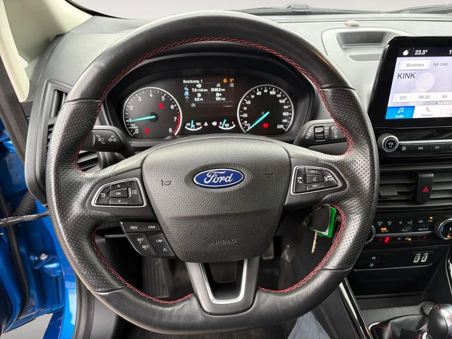 Ford EcoSport 1.0 EcoBoost ST-Line | Stoel/Stuur/Voorruitverwarming | Parkeersensoren Achter | Apple/Android Carplay | Half Leder |