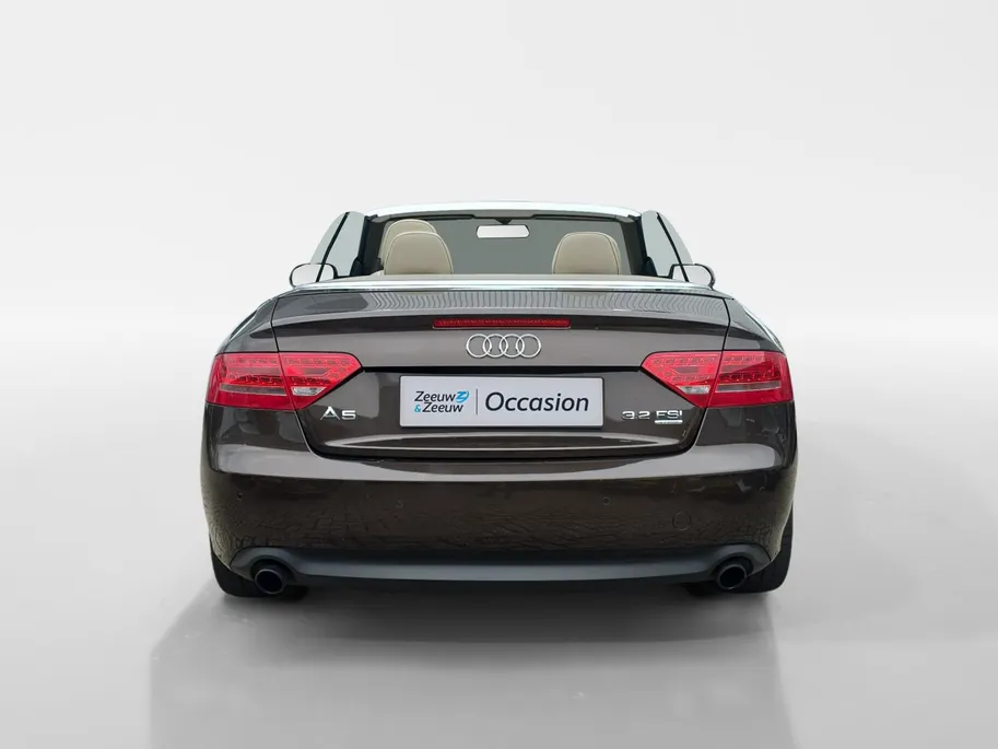 Audi A5 Cabriolet 3.2 FSI quattro Pro Line S | Elektr. lederen stoelen | Navigatie | Parkeersensoren | Stoelventilatie | Elektr. bedienbare ramen | 12 maanden garantie