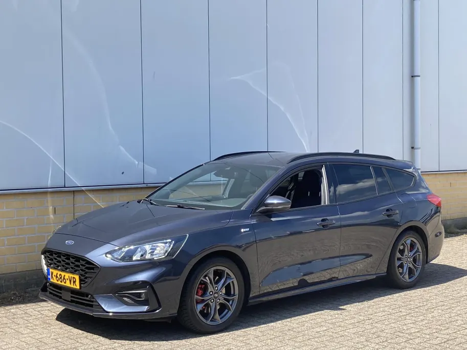Ford Focus 1.0 EcoBoost 125 pk Hybrid ST Line X Wagon Trekhaak - Navigatie - B&O -Apple Carplay/ Android Auto - Blue Panther Metallic - Elktrische achterklep