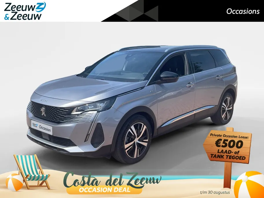 Peugeot 5008 1.2 Hybrid 136 GT *Automaat*Navi+Camera*Climate*Parc Assist*7 Stoelen*RIJK UITGERUST!