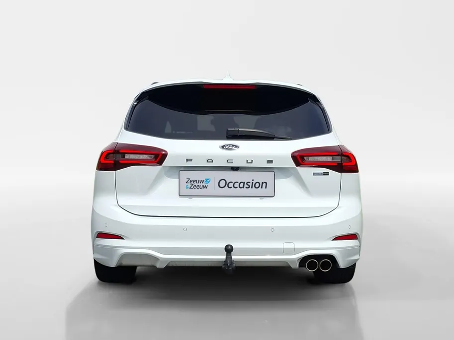 Ford Focus Wagon 1.0 EcoBoost Hybrid ST Line X 155Pk | NL-Auto | 1e eigenaar | Winterpack | Driver Assistancepack | El. Trekhaak | 18' Lichtmetaal | Adaptive Cruisecontrol | Dodehoekdetectie | AGR-best. stoel | B&O Audio |