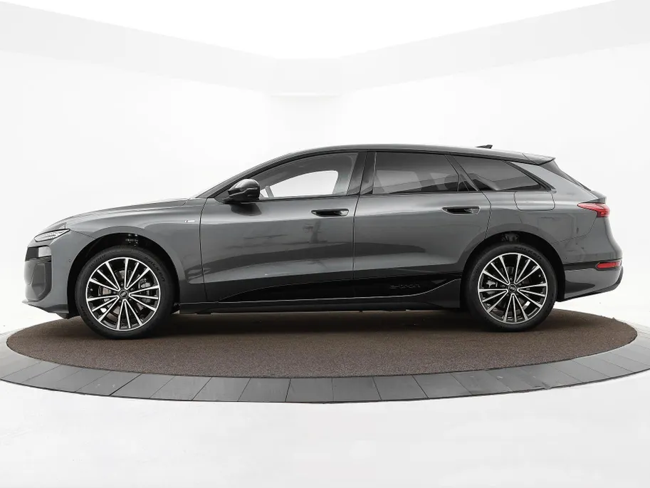 Audi A6 e-tron S edition 83 kWh 286 PK · Trekhaak elek. wegklapbaar · Zwarte lederen sportstoelen · Optiekpakket zwart