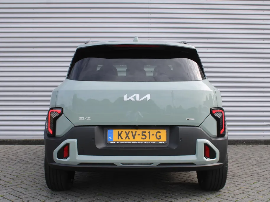 Kia EV2 GT-Line 61 kWh | Stuur-/stoelverwarming + ventilatie | 360 Camera | Schuifdak | Geheugenstoel | 19' LM | Dodehoek detectie | Telefoonlader |