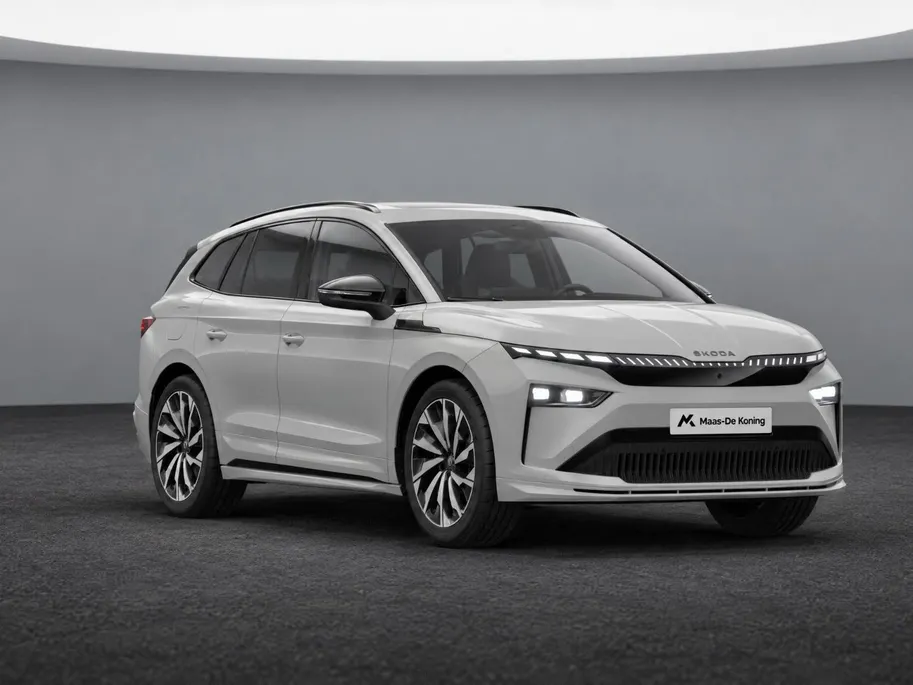 Škoda Enyaq iV Sportline Tour Edition 286 Pk | Trekhaak | Panoramisch schuif/kanteldak | 21'' supernova velgen
