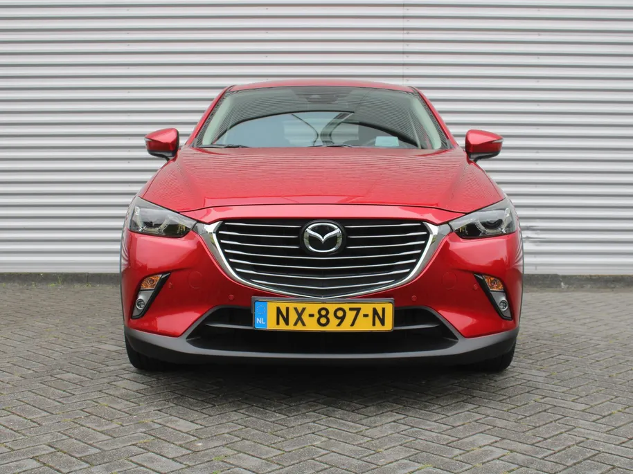 Mazda CX-3 2.0 SkyActiv-G 120 GT-M | Stuur-/stoelverwarming | Leer | Dodehoek detectie | Camera | Bose | HUD | LED | 18' LM | Cruise adapt. | Navi | Clima |