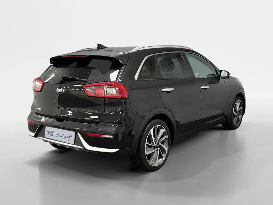 Kia Niro 1.6 GDi Hybrid ExecutiveLine AUTOMAAT AIRCO CAMERA LEER STOELVERWARMING+STOELKOELING STUURVERWARMING LM VELGEN HOGE INSTAP ELECTRISCHE STOELEN JBLSPEAKERS ZEER MOOIE AUTO