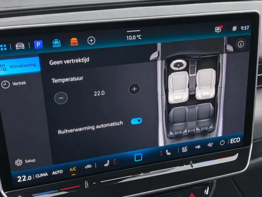 Volkswagen ID.7 Tourer Pro 77 kWh 210kW/286PK · Trekhaak · Navigatie · 360°Camera + parkeersensoren · Garantie t/m 17-10-2027