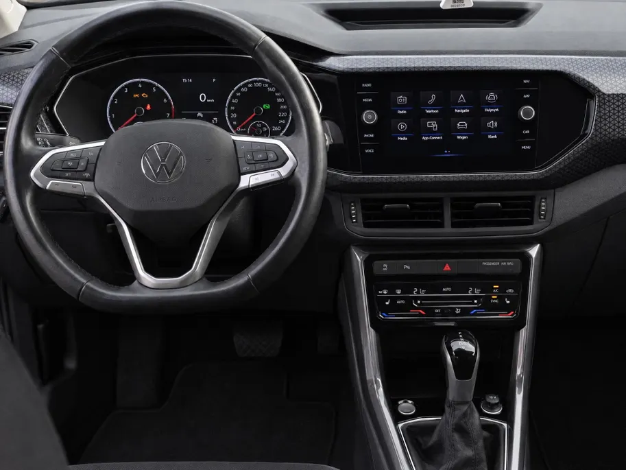 Volkswagen T-Cross 1.0 TSI 110pk DSG Style · Apple/Android Car Play · Keyless · Stoelverwarming · Alarmklasse 3 · ACC · P-Sensoren ·