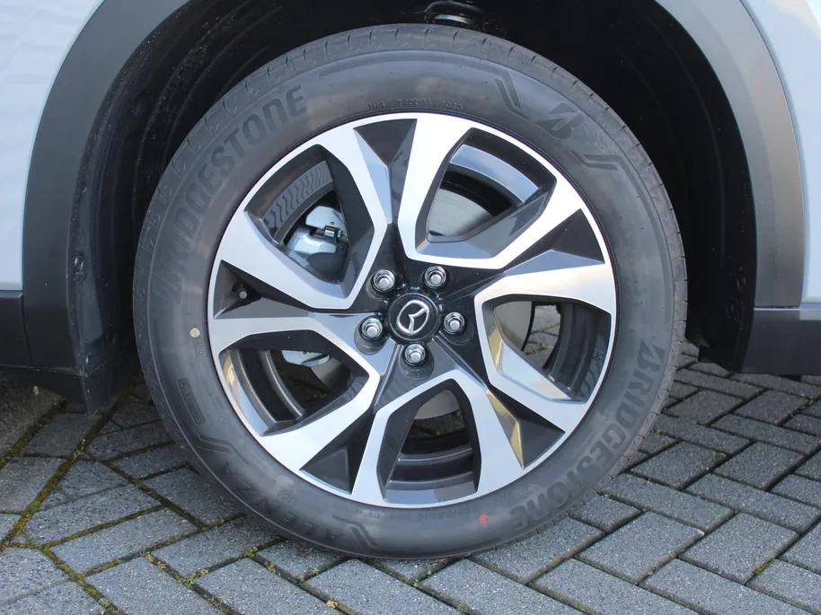 Mazda CX-5 2.5 E-SKYACTIV G 141 M HYBRID Exclusive-Line | Stuur-/stoelverwarming v+a | 360 Camera | HUD | Leer | Elek. stoelverstelling | Dodehoek detectie | LED |