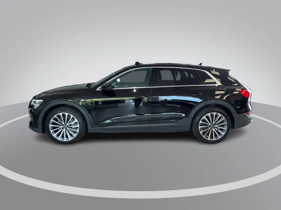 Audi e-tron 55 quattro S Line 300kW/408PK 95 kWh · Panoramadak · Camera + Parkeersensoren · Drive select