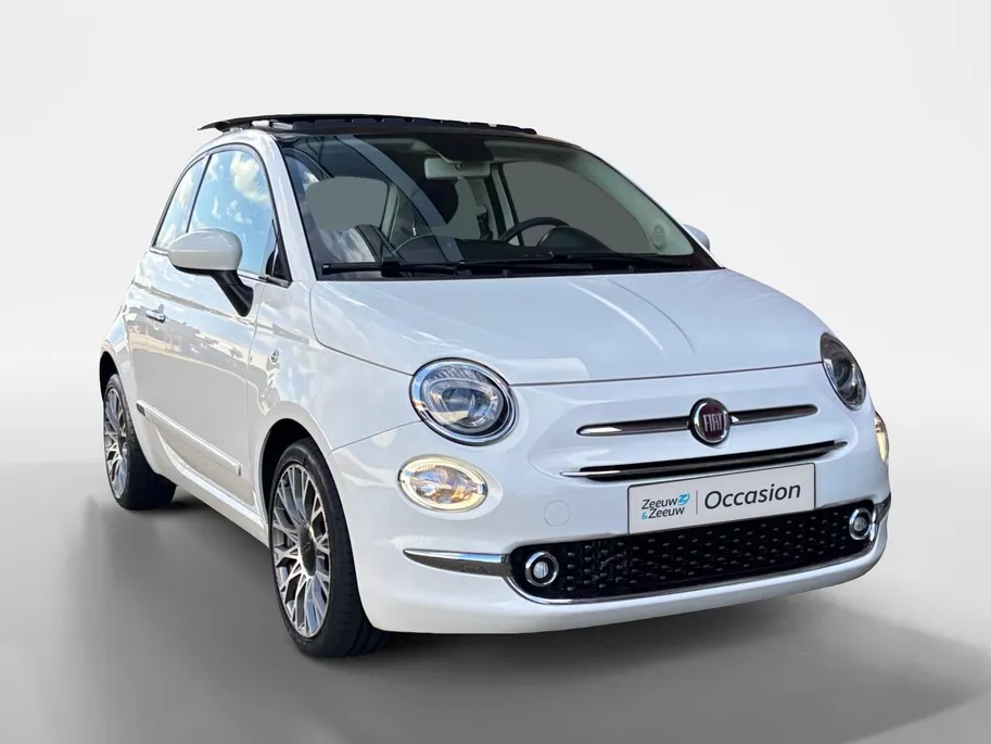 Fiat 500C 0.9 TwinAir Turbo Lounge | Panoramadak | Bluetooth | Parkeersensoren | Navigatie