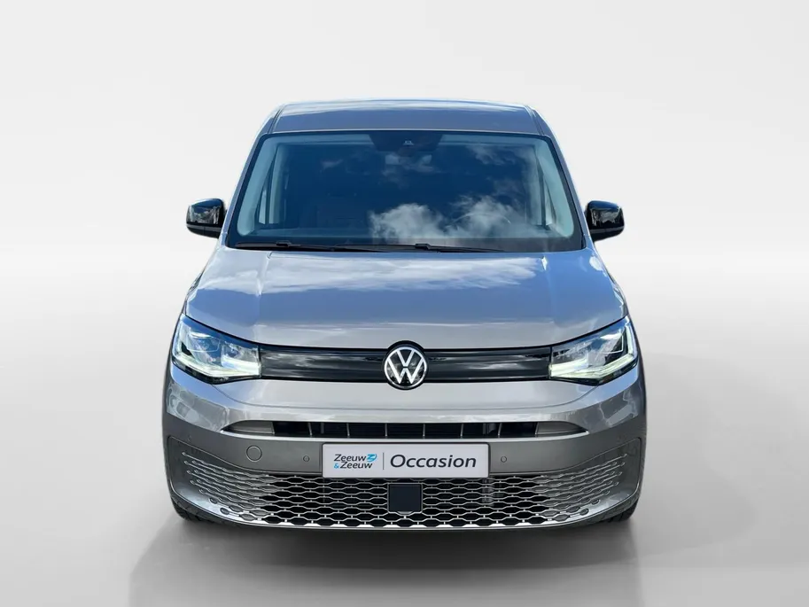 Volkswagen Caddy Cargo 2.0 TDI Style L1H1 122 pk Automaat | LM Velgen zwart | Sidebars | Lederen bekleding | Stoelverwarming | Laadruimtebescherming