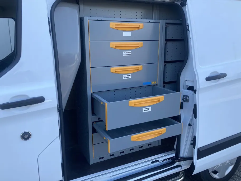 Ford Transit Custom 300 2.0 TDCI 130 pk L1H2 Trend Store Van Laadruimte inrichting - Imperiaal met dakladder - Opstaptrede achterbumper -Comfort laadschot
