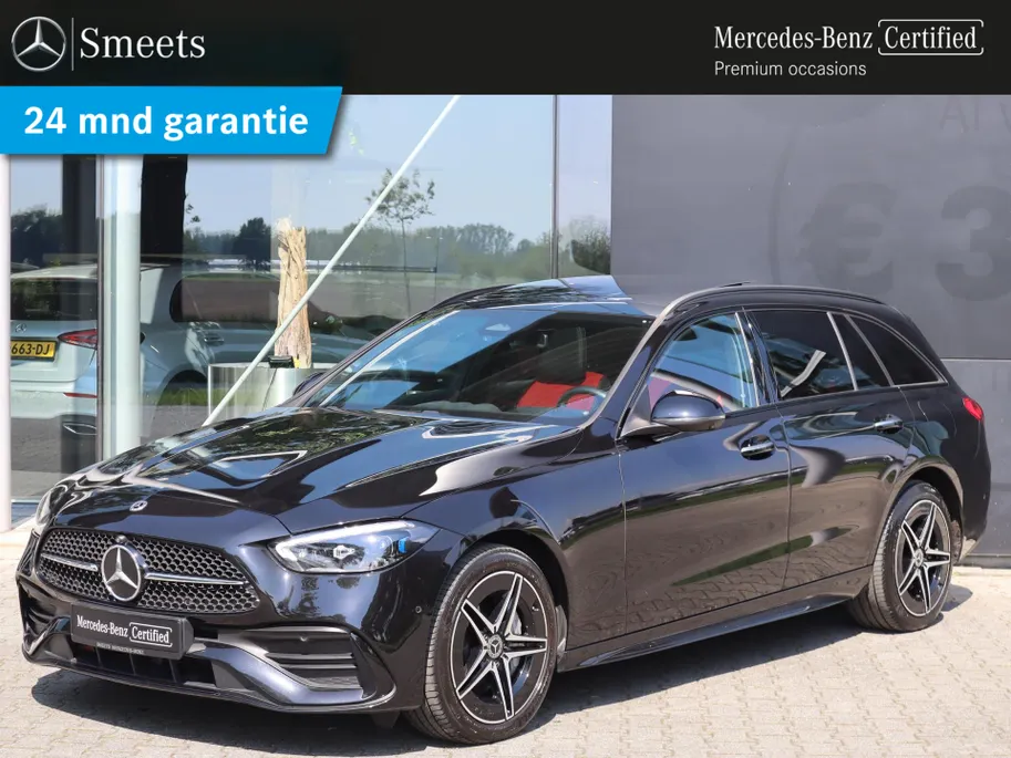 Mercedes-Benz C-Klasse Estate 300 e AMG Line l Trekhaak l Panoramadak l stoelverwarming l Leder