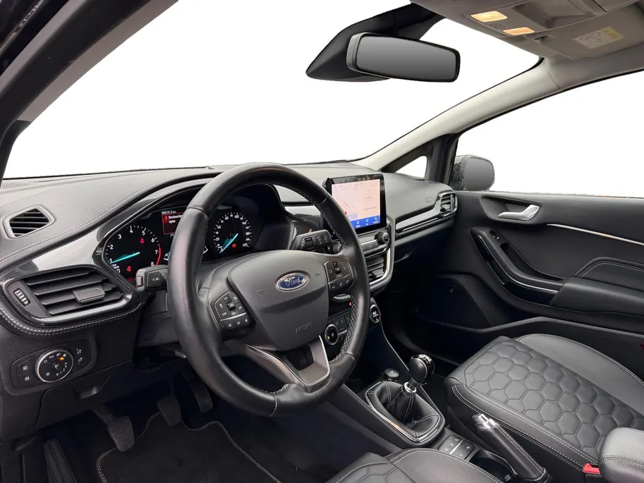 Ford Fiesta 1.0 EcoBoost Vignale | Adaptieve Cruise Control | Dodehoek Detectie | Winter Pack | B&O Audio | Lederen Bekleding | Apple/Android Carplay |