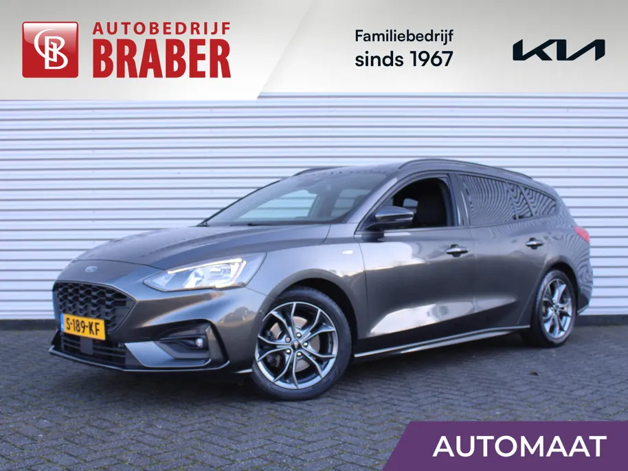 Ford Focus Wagon 1.0 EcoBoost ST Line Business | Stuur-/stoel-/voorruitverwarming | Camera | Clima | Draadloze telefoonlader | 17' LM | Navi |
